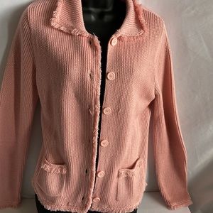 Chadwick’s Buttoned Knit Cardigan Size Small